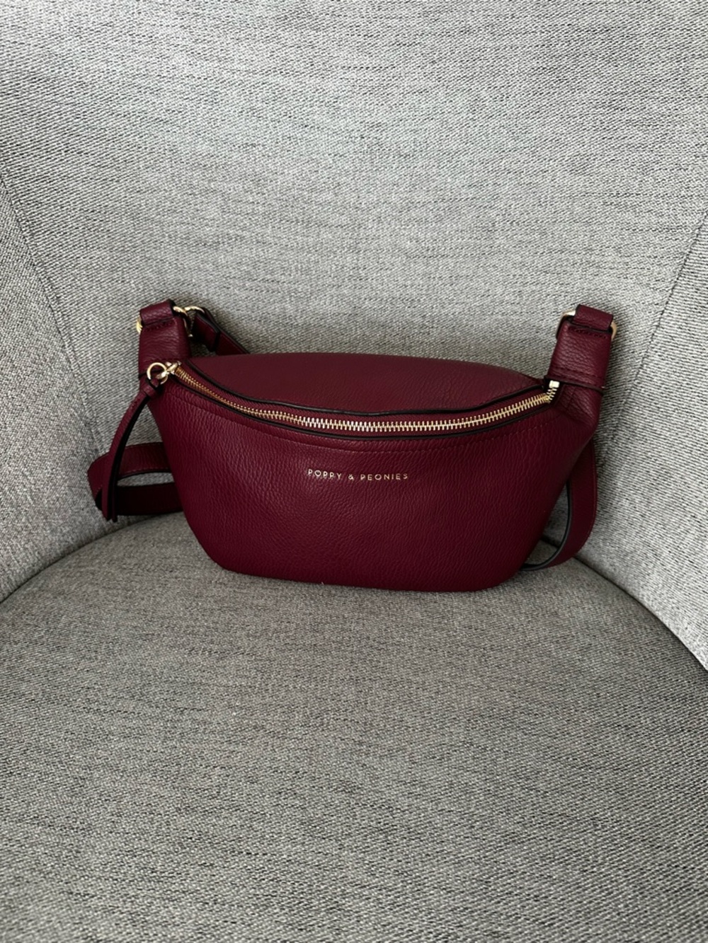 Sidekick in Berry - Poppy and Peonies